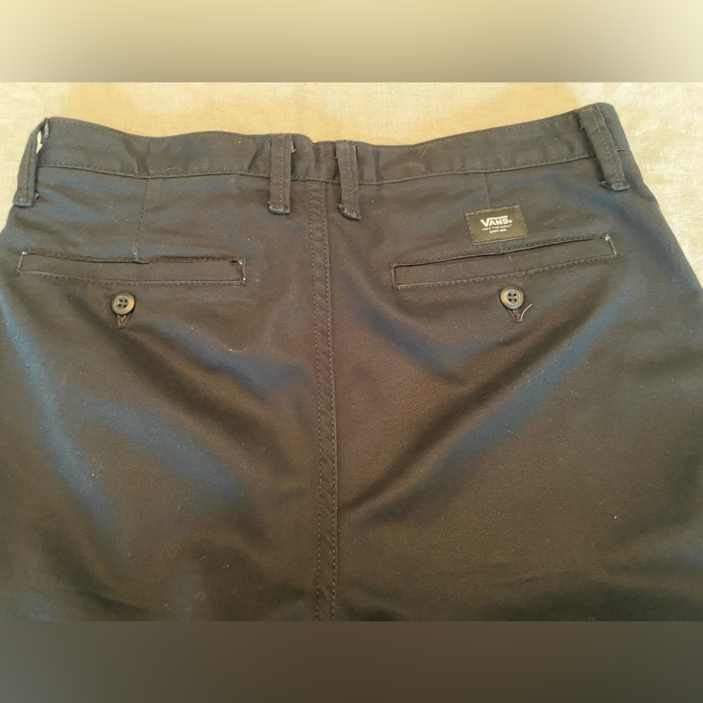 Vans Men's Black Straight Chino Pants - Picture 2 of 3